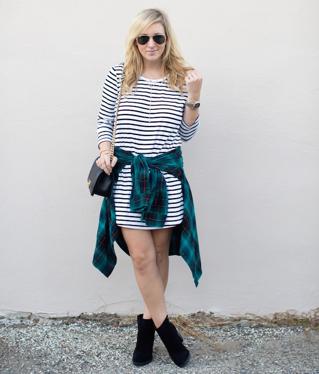 Striped TShirt Dress, Four Ways My Style Diaries