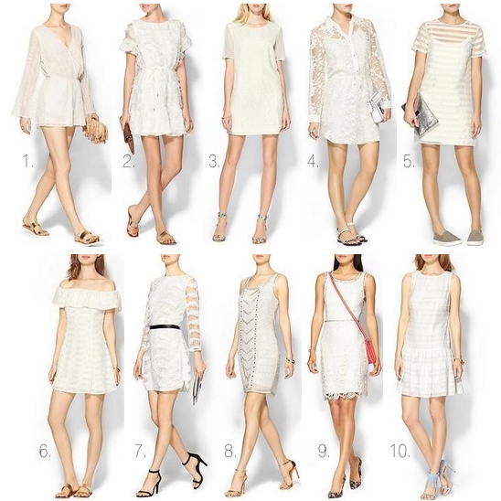 Little White Dresses