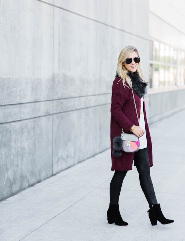 Burgundy cardigan – 1 (1)