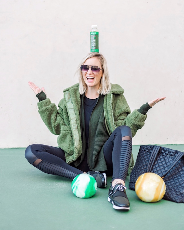Workout wear and weighted medicine balls | My Style Diaries blogger Nikki Prendergast