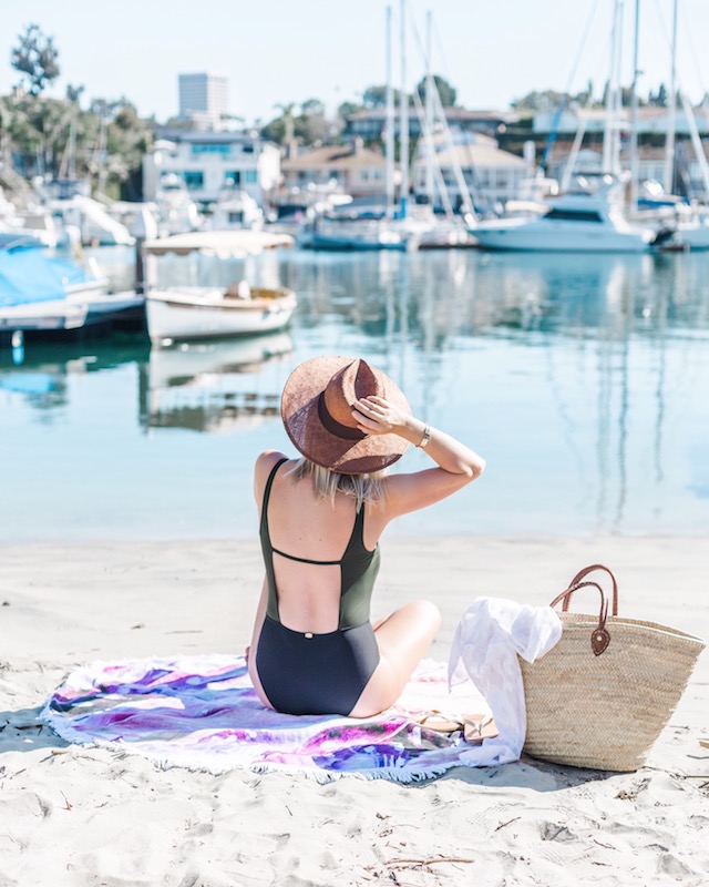 Amoressa swimsuit, Lilly Pulitzer coverup | My Style Diaries blogger Nikki Prendergast on Balboa Island