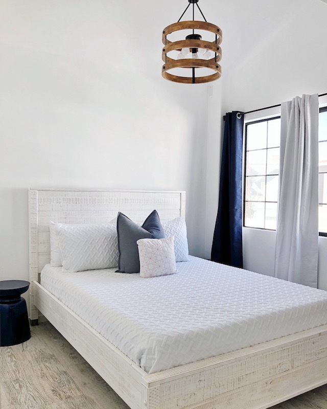 Simple and peaceful bedroom | Balboa Island Airbnb Vacation Rental