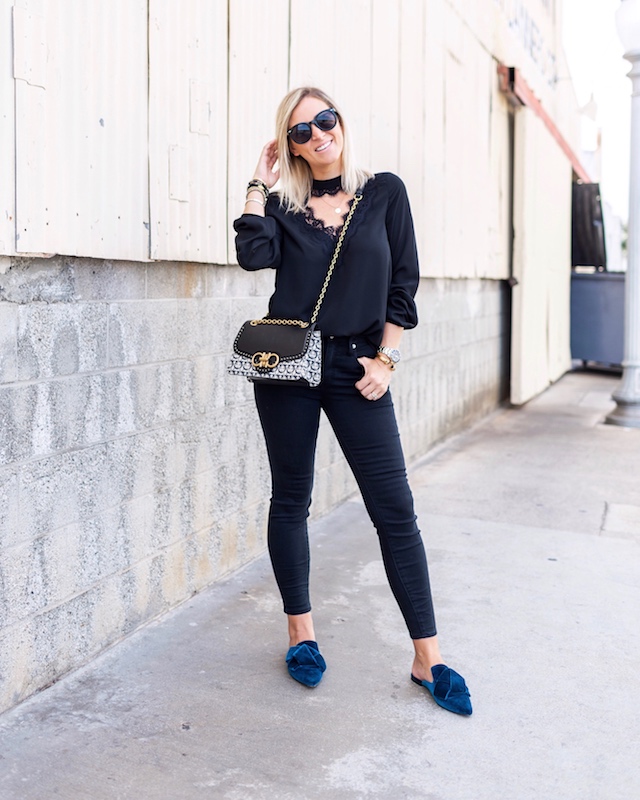 Black on black fall fashion | @MyStyleDiaries blogger Nikki Prendergast