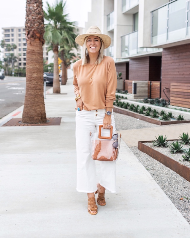 White denim for fall | My Style Diaries blogger Nikki Prendergast