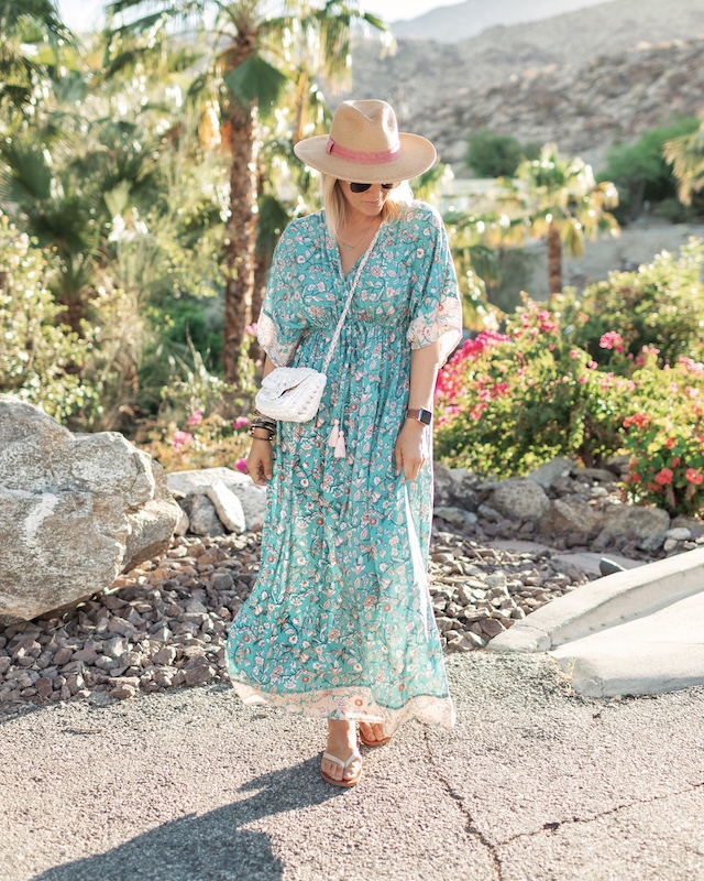 World Market midi dress in Palm Springs | My Style Diaries blogger Nikki Prendergast