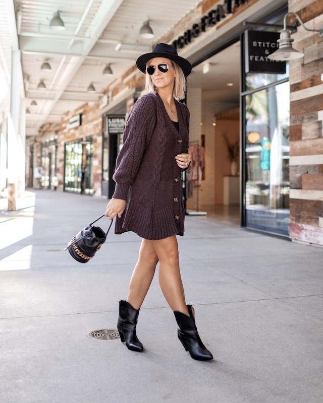 Free People sweater dress | My Style Diaries blogger Nikki Prendergast