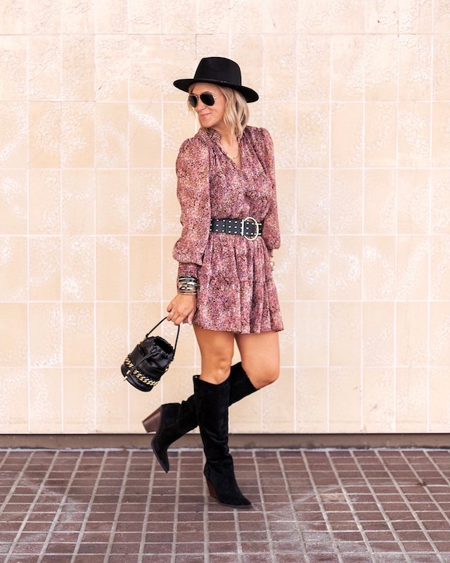 Cute under $100 floral mini dress | My Style Diaries blogger Nikki Prendergast